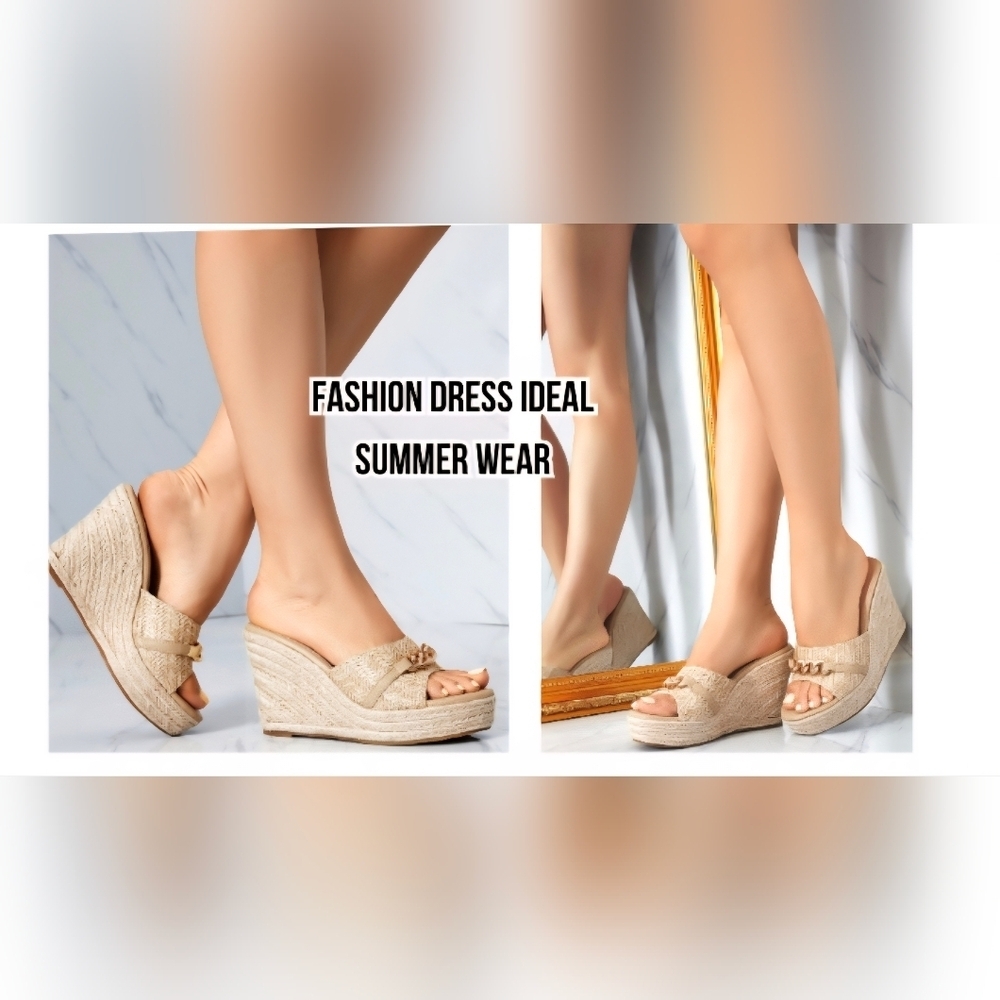 Coutgo Women's Wedge Sandals #754 NWOB - Picture 11 of 12